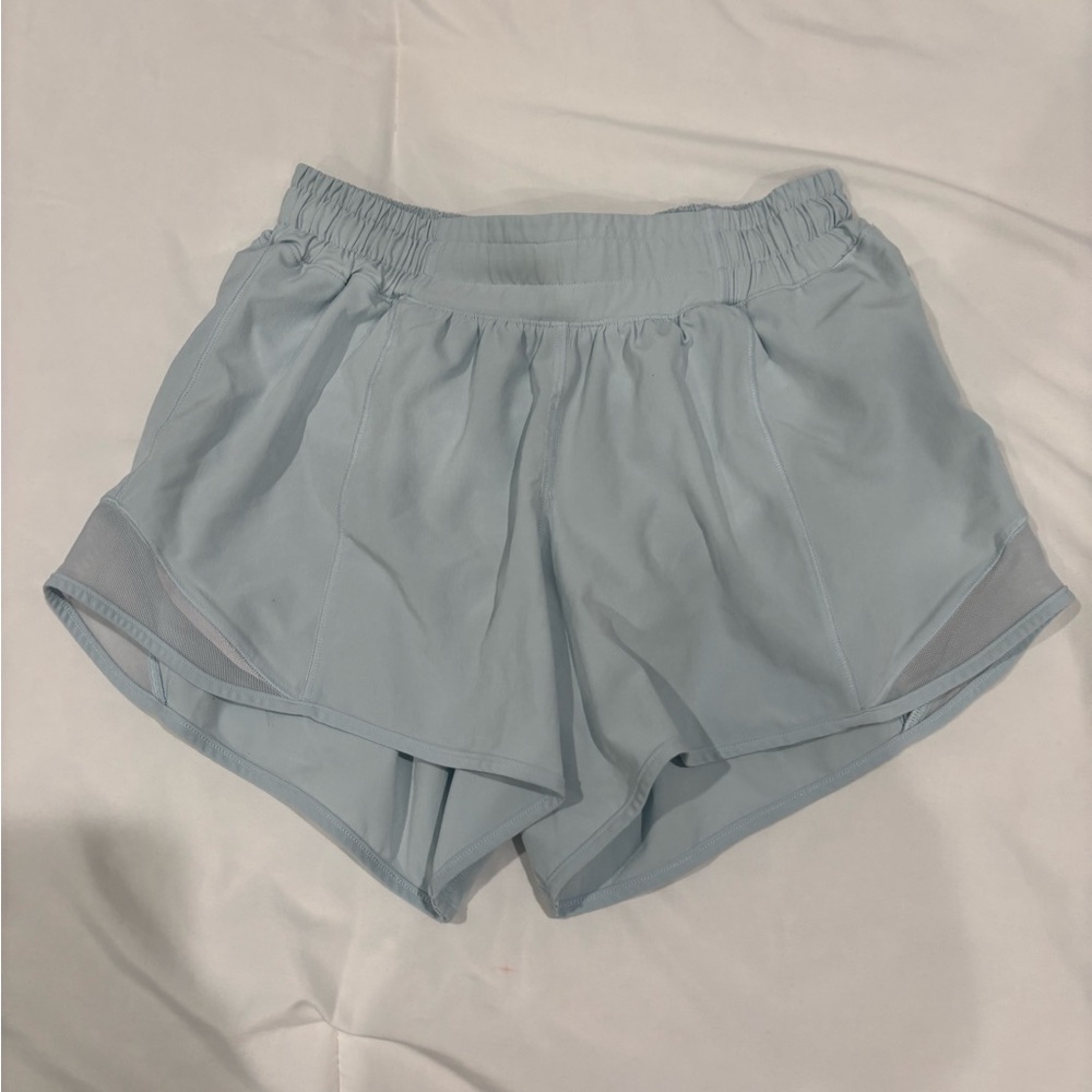Lululemon Light Sky Blue Women's Athletic Shorts 4”